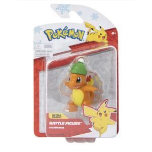 🔥Pokemon Battle Ready! Holiday Charmander Battle Figure Pack BNIP🔥